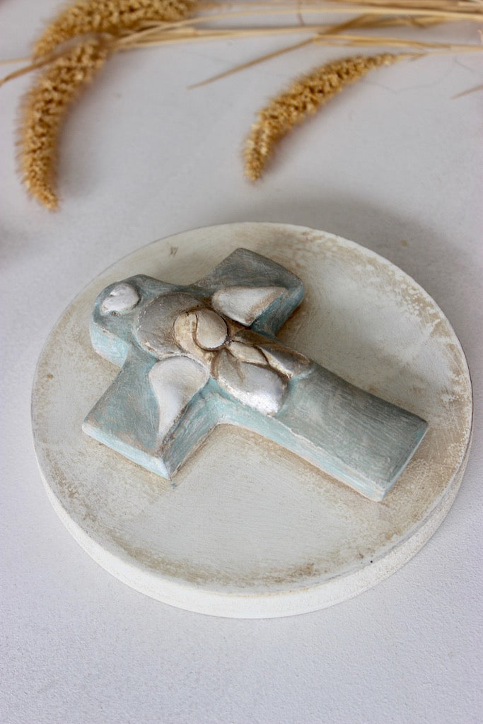 Ángel de la guarda azul