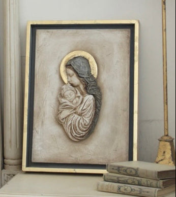 Virgen María azul
