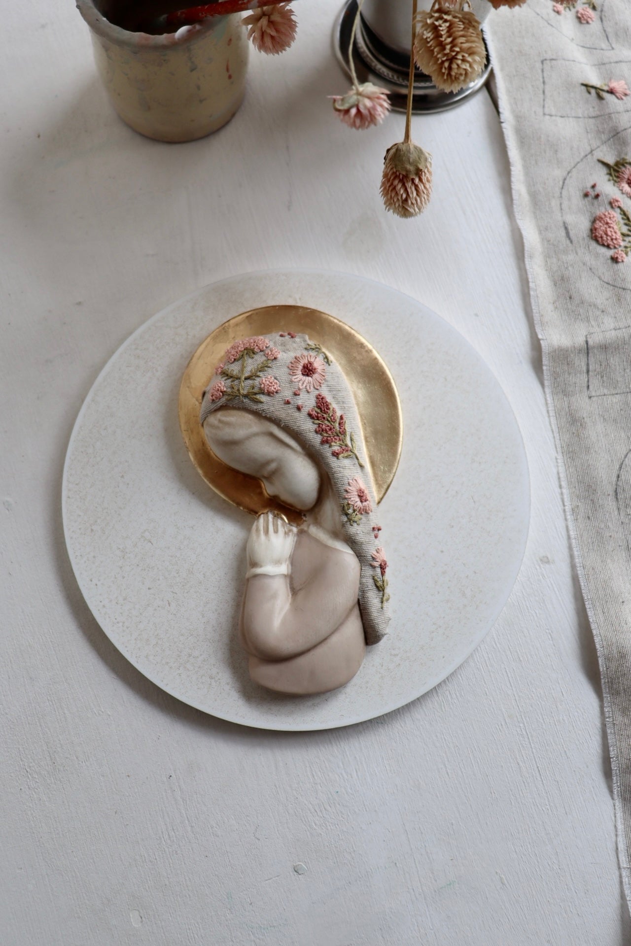 Virgencitas bordadas Demihermana