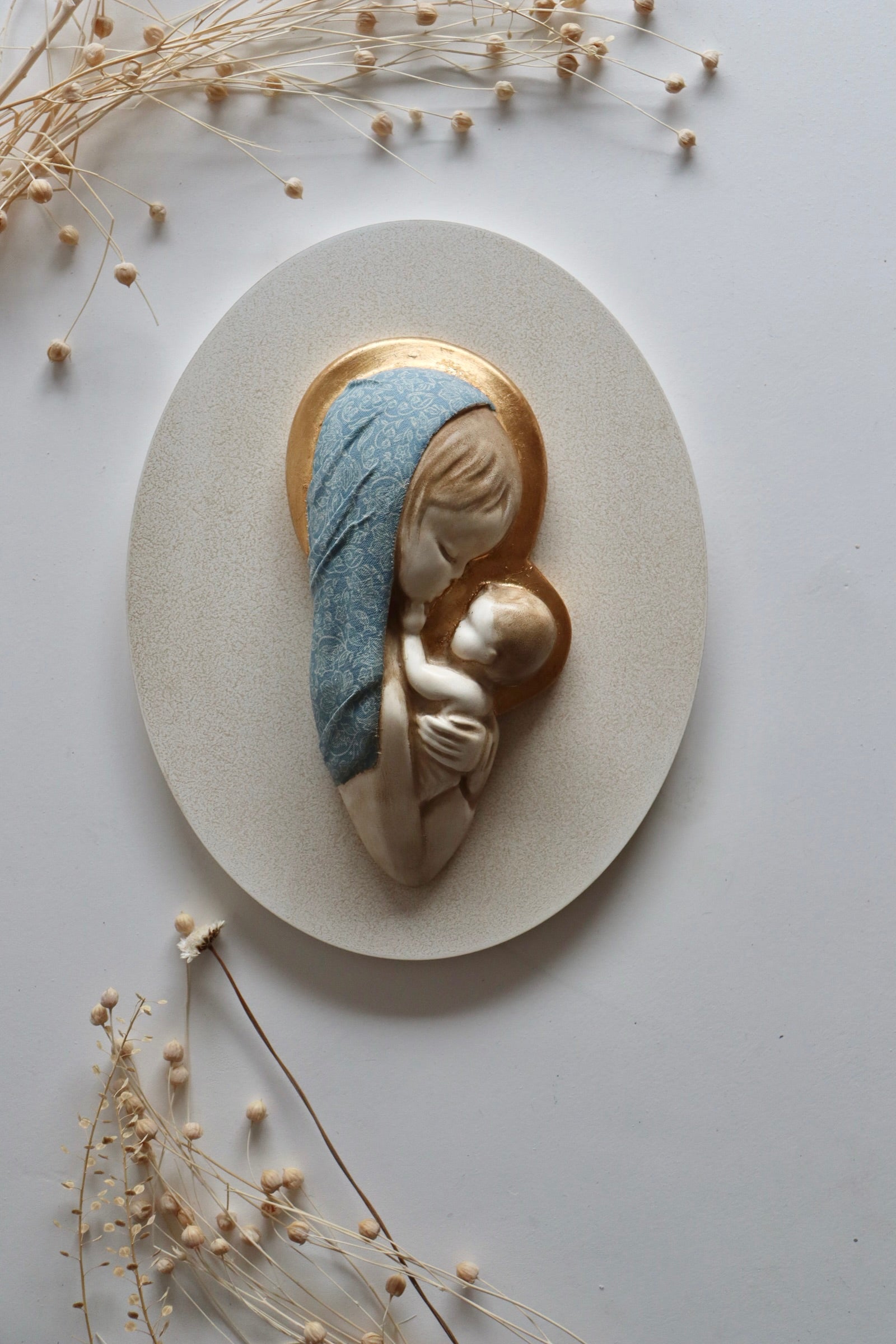 Virgen Madre Popelín